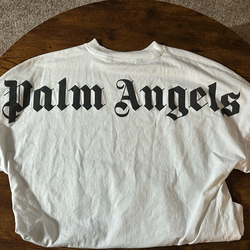 Palm Angels Oversized Back print logo t shirt